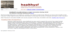 Desktop Screenshot of healthysf.org